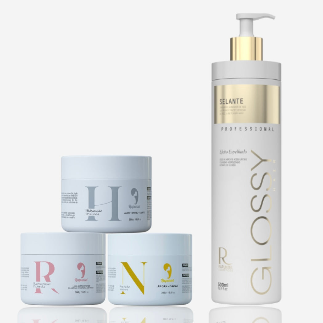Selante Glossy Hair 500ml + Cronograma Capilar