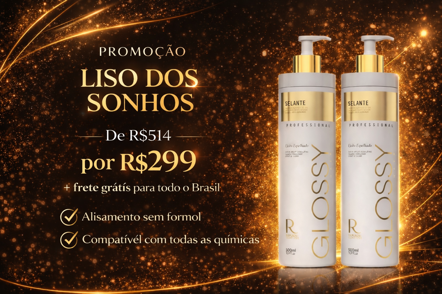 2 Selantes Glossy Hair  500ml